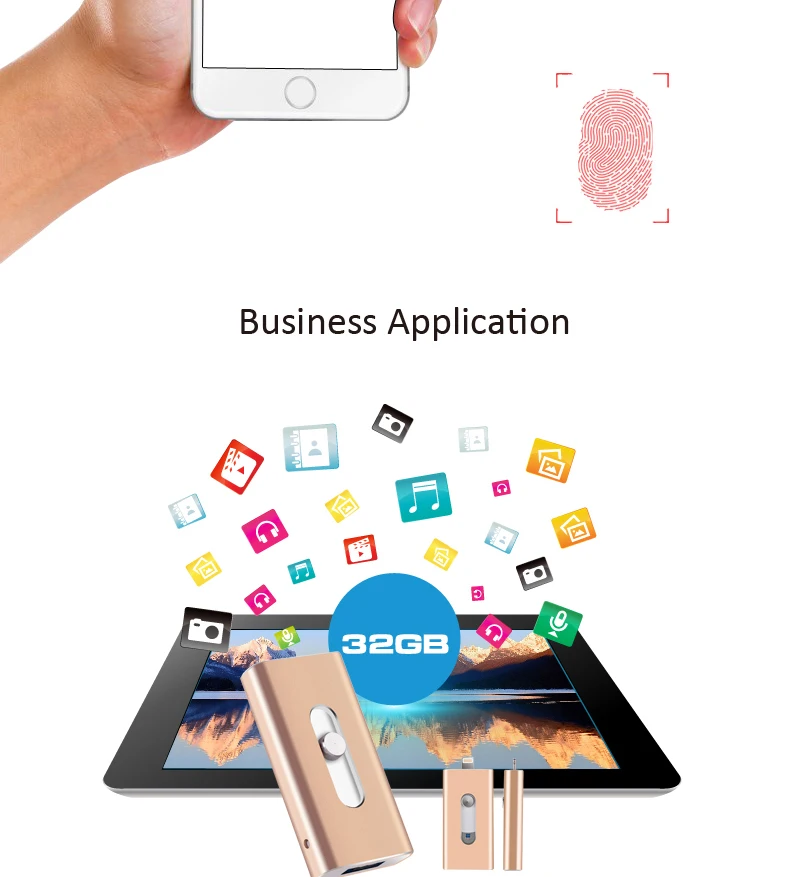 USB3.0 Flash Drive 32 gb 16 gb Flash Drive для iPhone 6/7/6s/8 реального Capacity128gb USB Flash внешнего устройства хранения OTG флешки