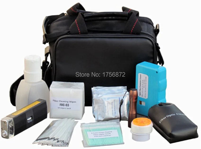 Экономичный волоконно-оптический чистящий набор для очистки 200X ручной микроскоп