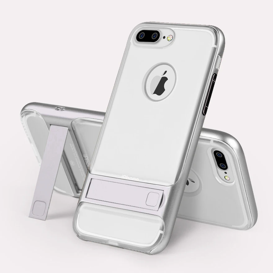 Для iPhone 7 Case Shell Гибридный Двойной Слой Амортизирующие Броня Чехол с Kickstand для Apple
