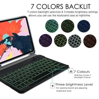 kemile for ipad 9 7 2018 case backlit keyboard pencil holder stand smart cover for ipad pro 9 7 air 2 9 7 case back lit keyboard