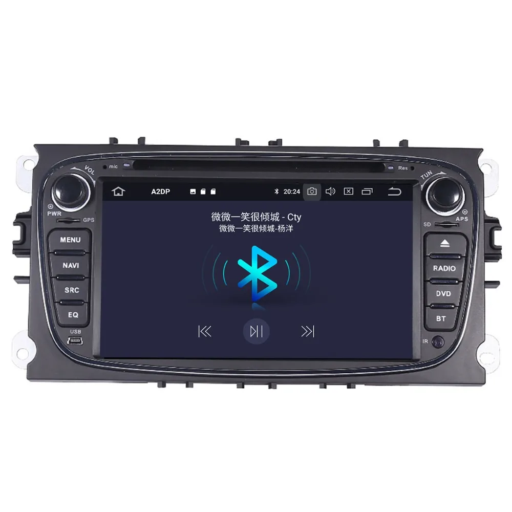 Автомобильный DVD-плеер Android 9 0 2din для Ford Focus 2004-2011 FORD MONDEO FOCUS Kuga Galax MK3 Wi-Fi 4G GPS Bluetooth -