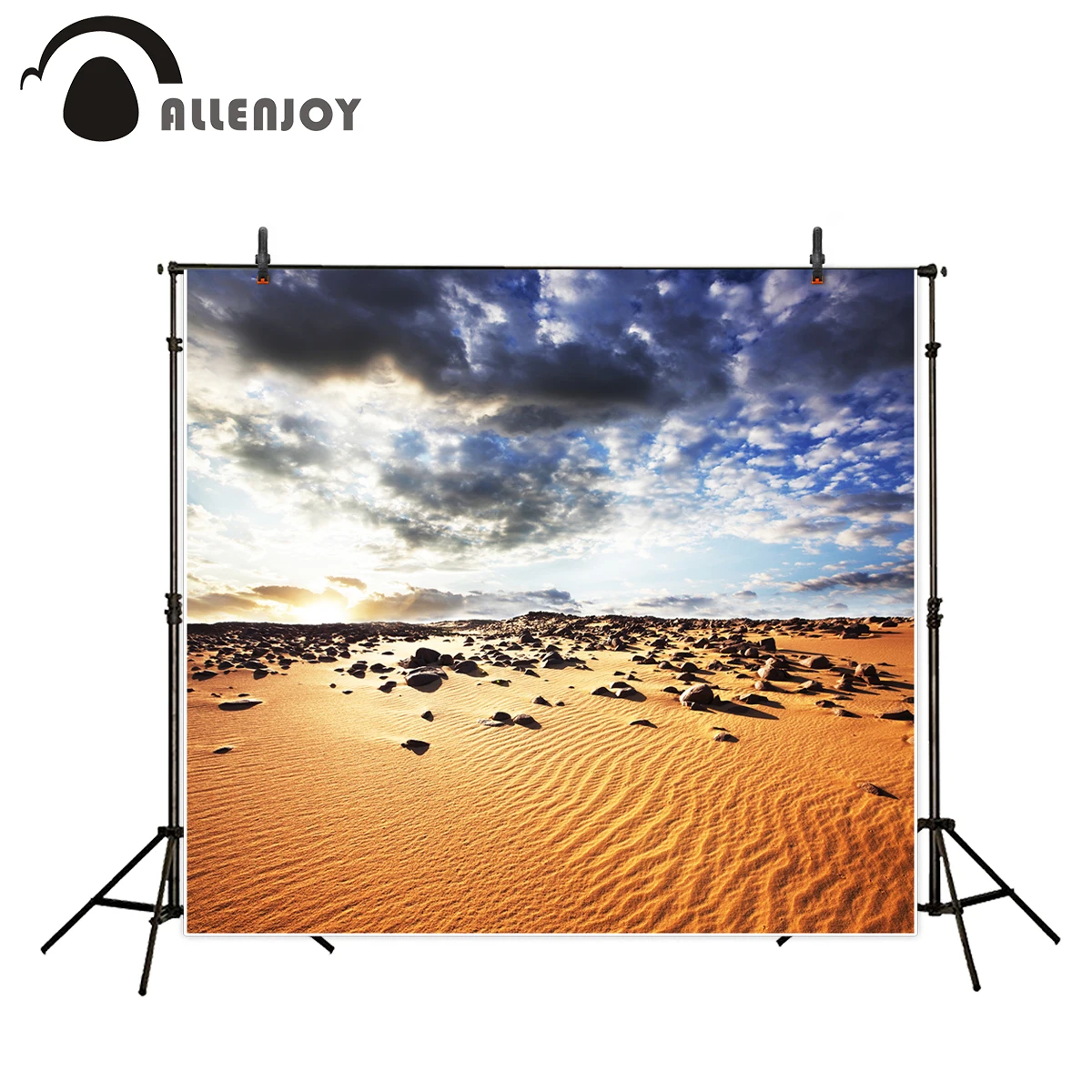 Allenjoy photo background Desert photocall sky sunshine stone golden sand photography backdrop backgrounds for studio | Электроника