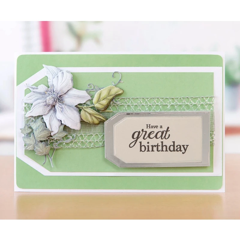 Хризантемы розы цветы металлические Вырубные штампы для рукоделия скрапбукинг