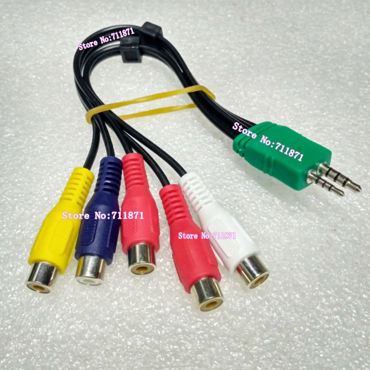 Кабель переходник Five 5 RCA Female 2 3 дюйма Video Audio провод для аудио и видео|5 rca|3 rca2 rca |