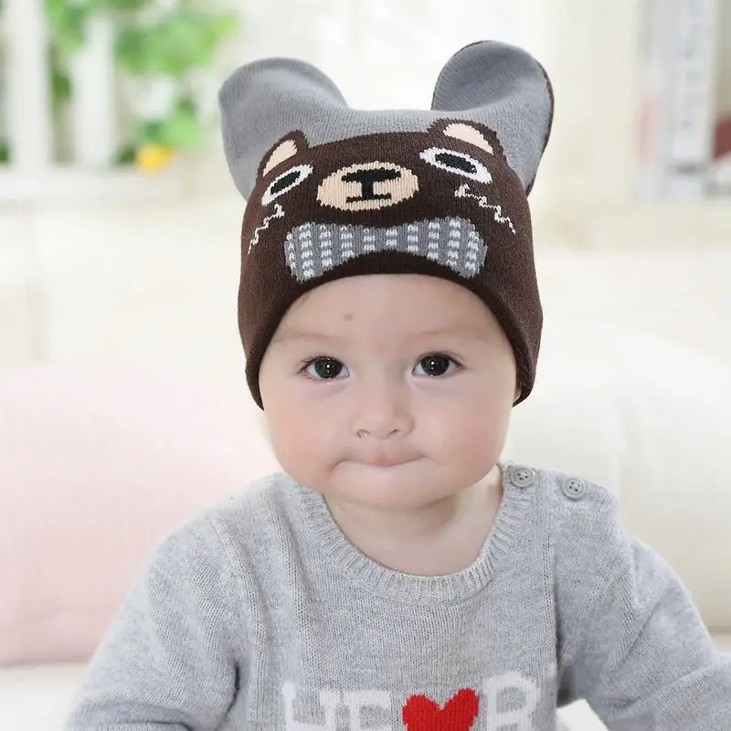 Bnaturalwell маленьких громоздкая шапочка малыша Hipster шапка Мальчики Cap девочек Пилот