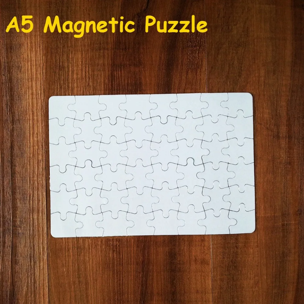 Бесплатная доставка магнитная головоломка для сублимации A5|print print|print transferprint jigsaw