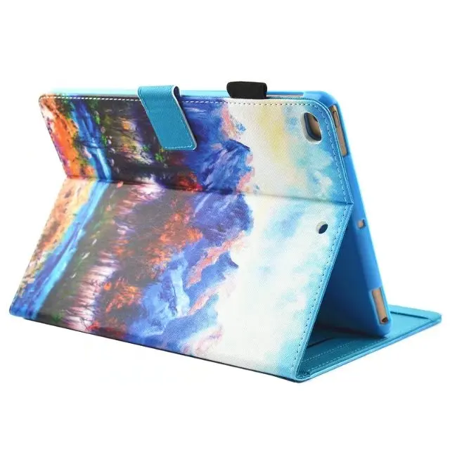 Smart Colorful Pattern Stand Shell Fashion Cartoon Silicone PU Leather Flip Case For Apple iPad Mini 1 2 3 4 Cover | Компьютеры и офис