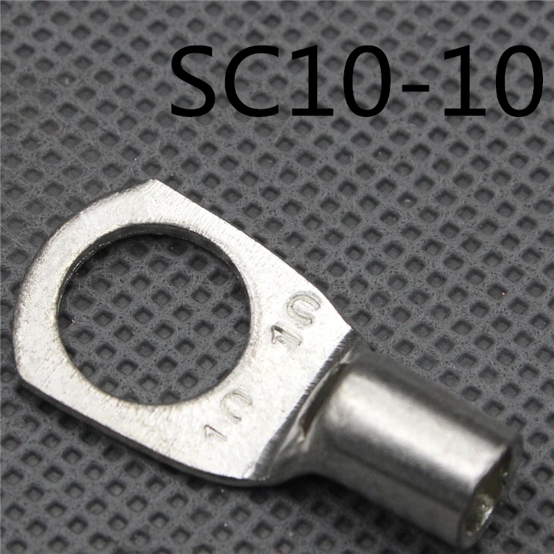 1 шт. SC (JGK) 10 Луженый Медный Кабель наконечники обжимной тип электропитания