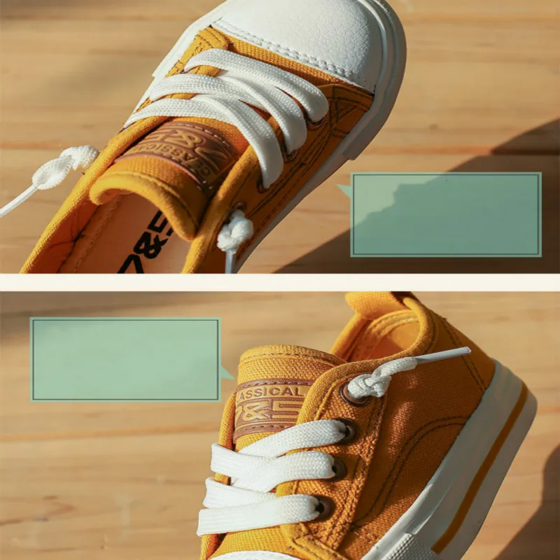 Kids Canvas Shoes 5-Pure Color Sewing Boys Girls Toddlers Sneakers Sport Leisure Flat Children Casual | Детская одежда и обувь