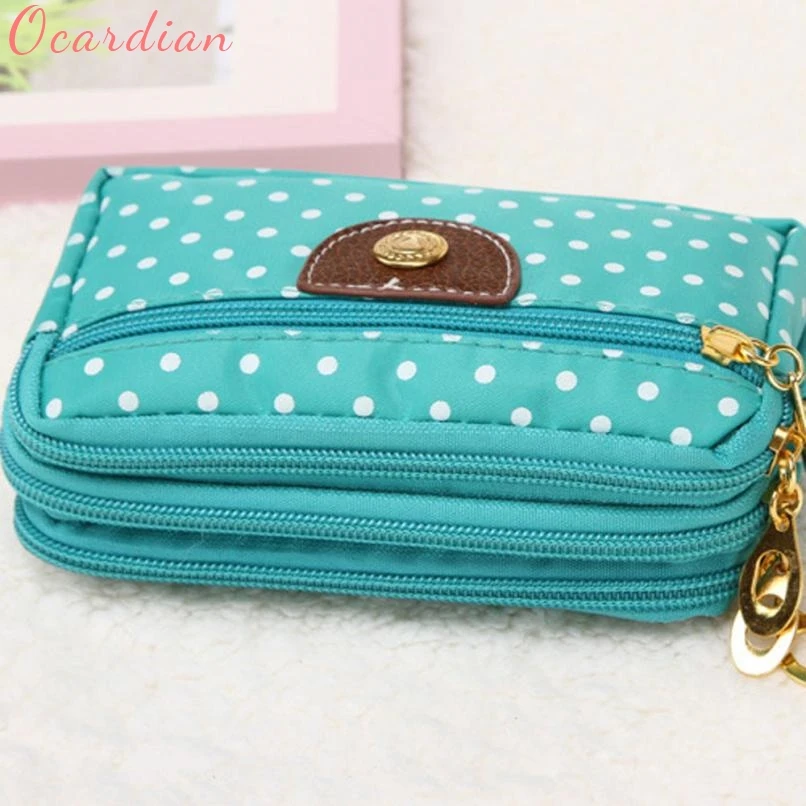 Модная женская холщовая сумка клатч курьерская волнистая на молнии кошельки для