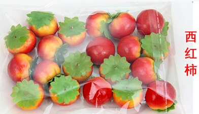 

simulation vegetables tomatoes Model artificial fruit hotel home decoration 20pcs/lot free shipping Teaching props 004016006012