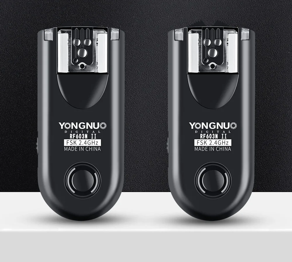 Yongnuo RF 603N II беспроводной триггер вспышки 2 трансивера набор спуска затвора для Nikon