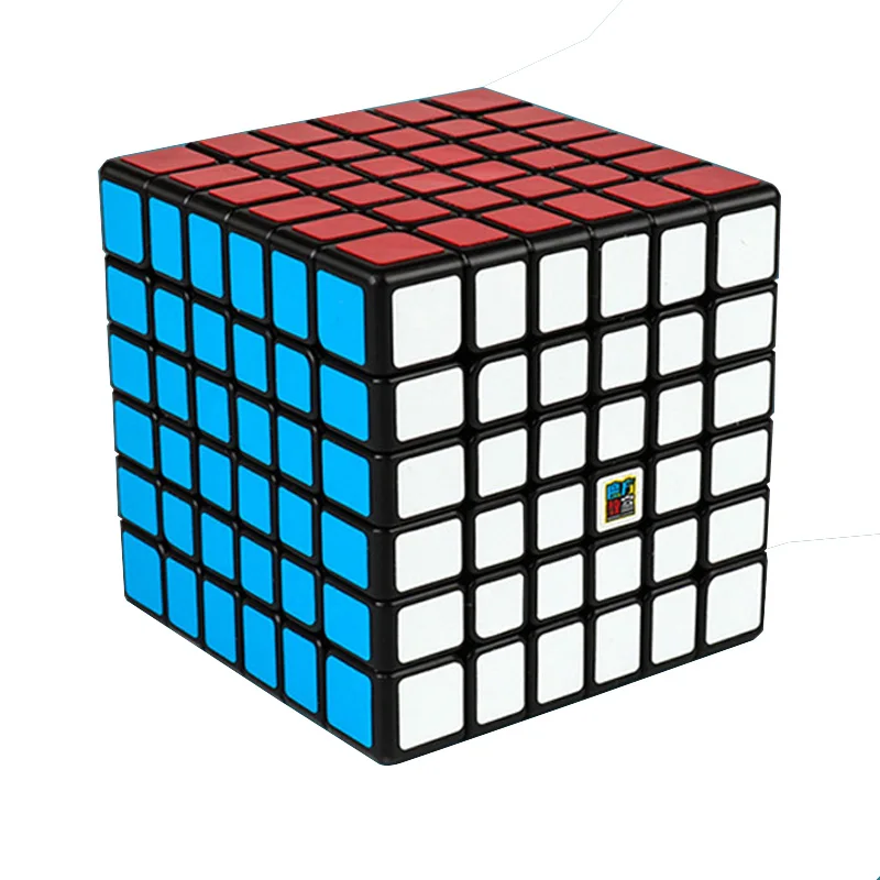 Moyu Yuhu MF6 6x6x6 кубик без наклеек/черно-белый Скорость куб: Mofangjiaoshi игрушки Magic Cube для детей начинающих
