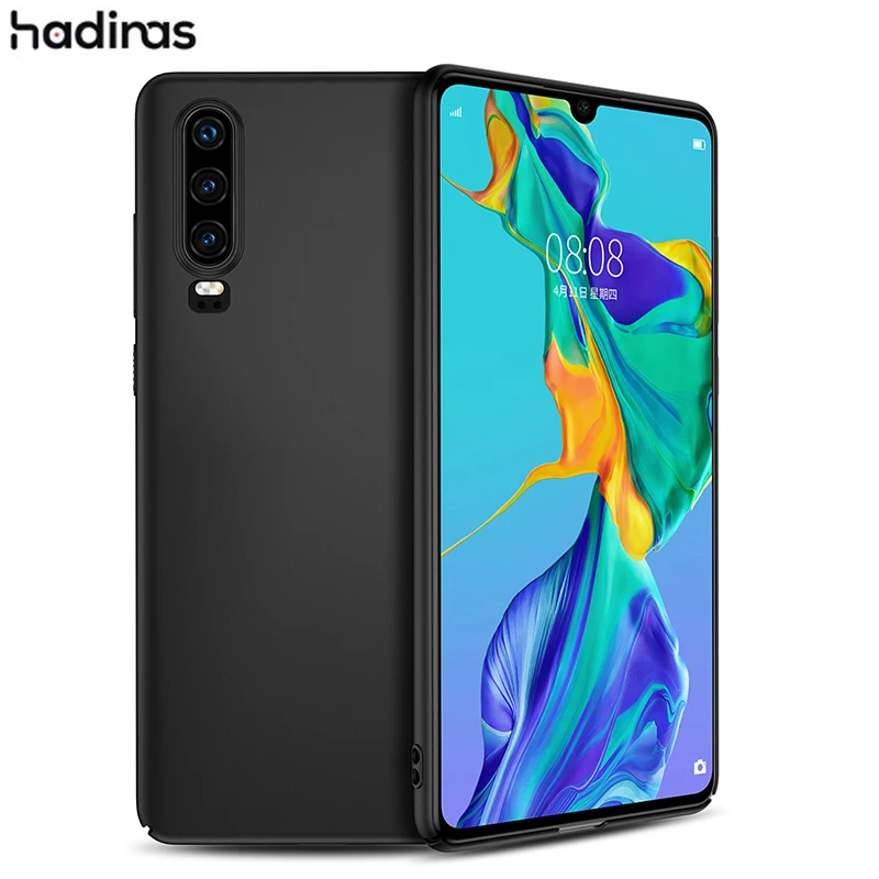 Hadinas ультра тонкий Твердый чехол для huawei P30 Lite Матовый PC задняя крышка Pro P 30 свет