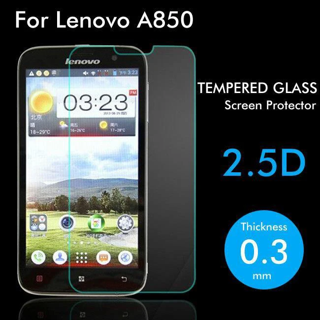 Оригинальное закаленное стекло для Lenovo A850 протектор экрана закаленная Защитная