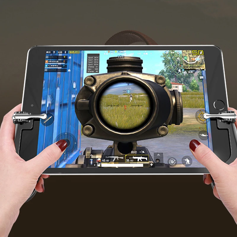 PUBG Mobie контроллер геймпад для Ipad планшет триггер огонь Кнопка Aim ключ мобильные