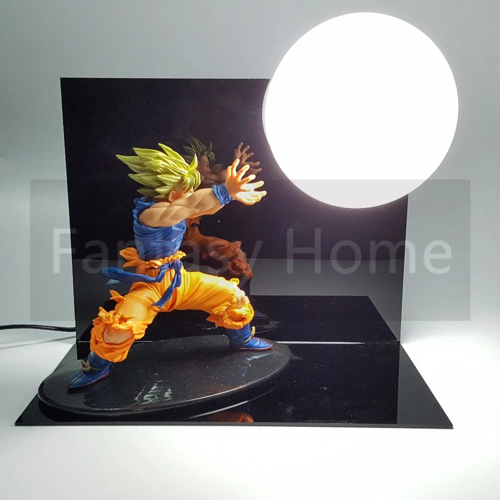 Dragon Ball Z Son Gokou Kamehameha DIY игрушка для демонстрации Драконий жемчуг Гоку фигурка
