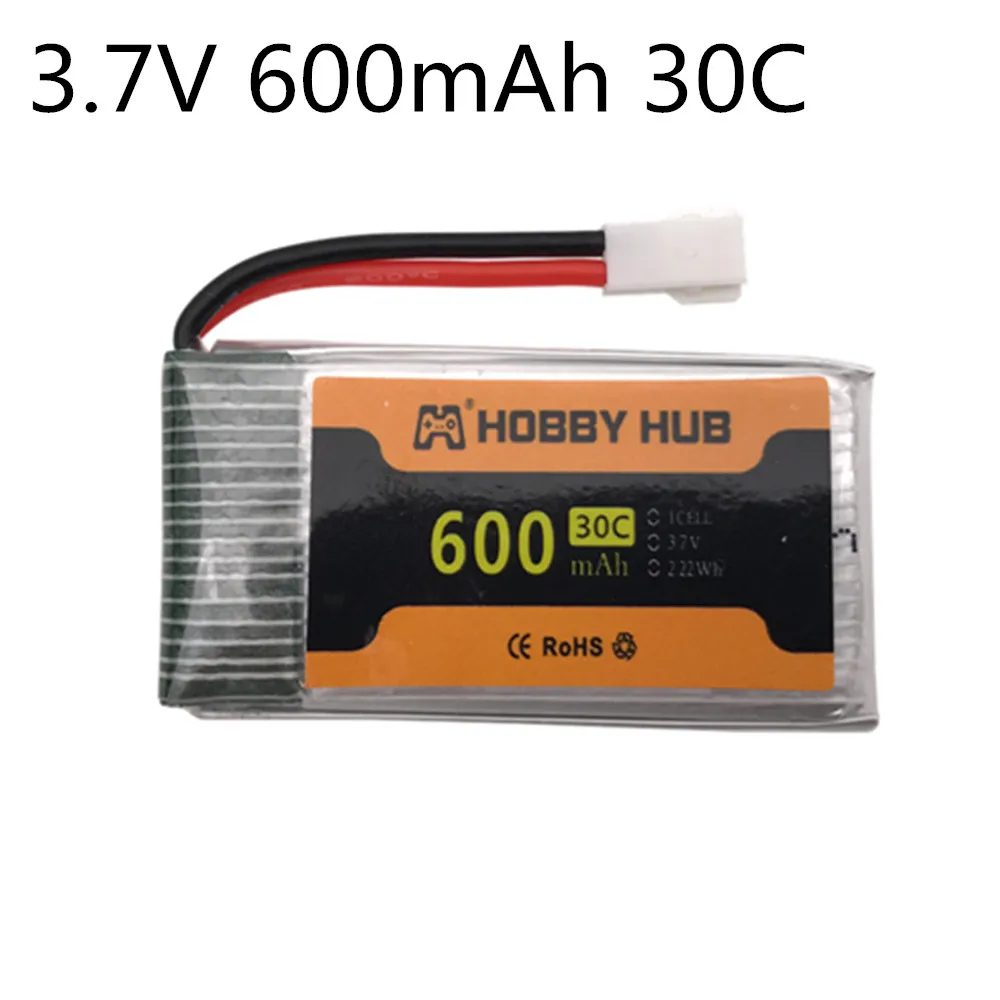 Аккумулятор 3,7 в 600 мА · ч 30c 802540 Lipo для Syma X5 x5c X5SC X5SW CX-30 M68 HQ-905, литий-полимерный аккумулятор для самолета с дистанционным управлением 3,7 в