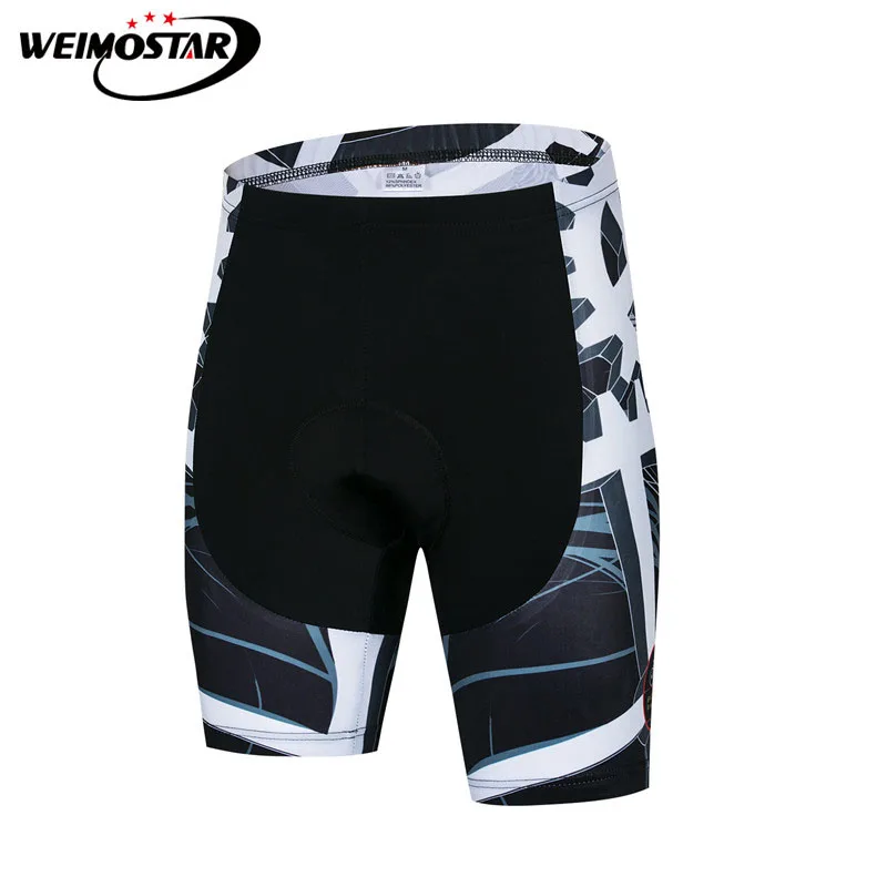 Мужские велосипедные шорты Weimostar Pro Team летние с гелевым подкладом 4D