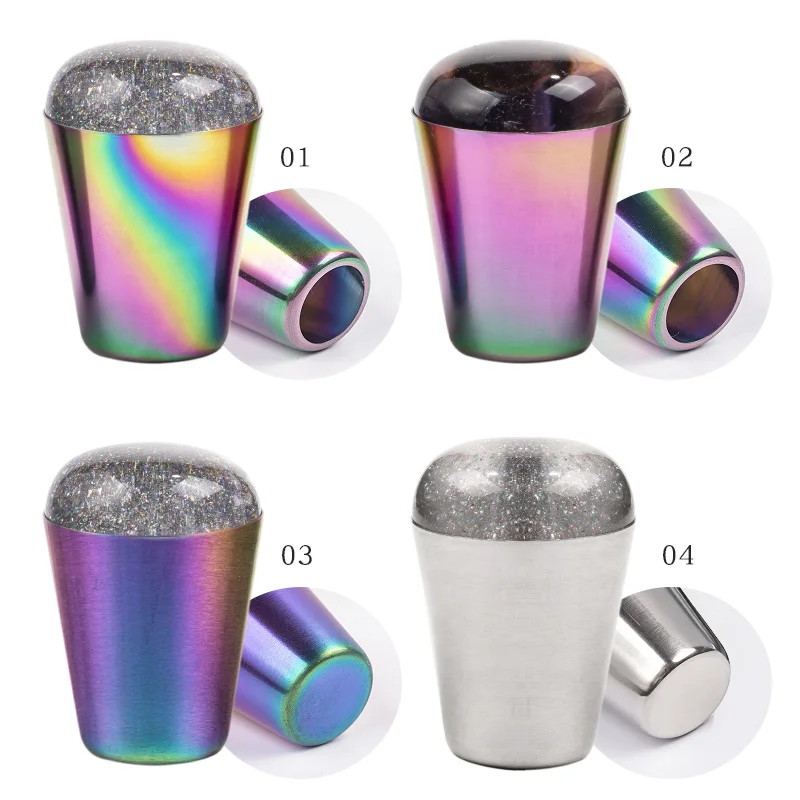 Новый 3 8 см Металлический Синий штамп инструмент для дизайна ногтей XL прозрачные