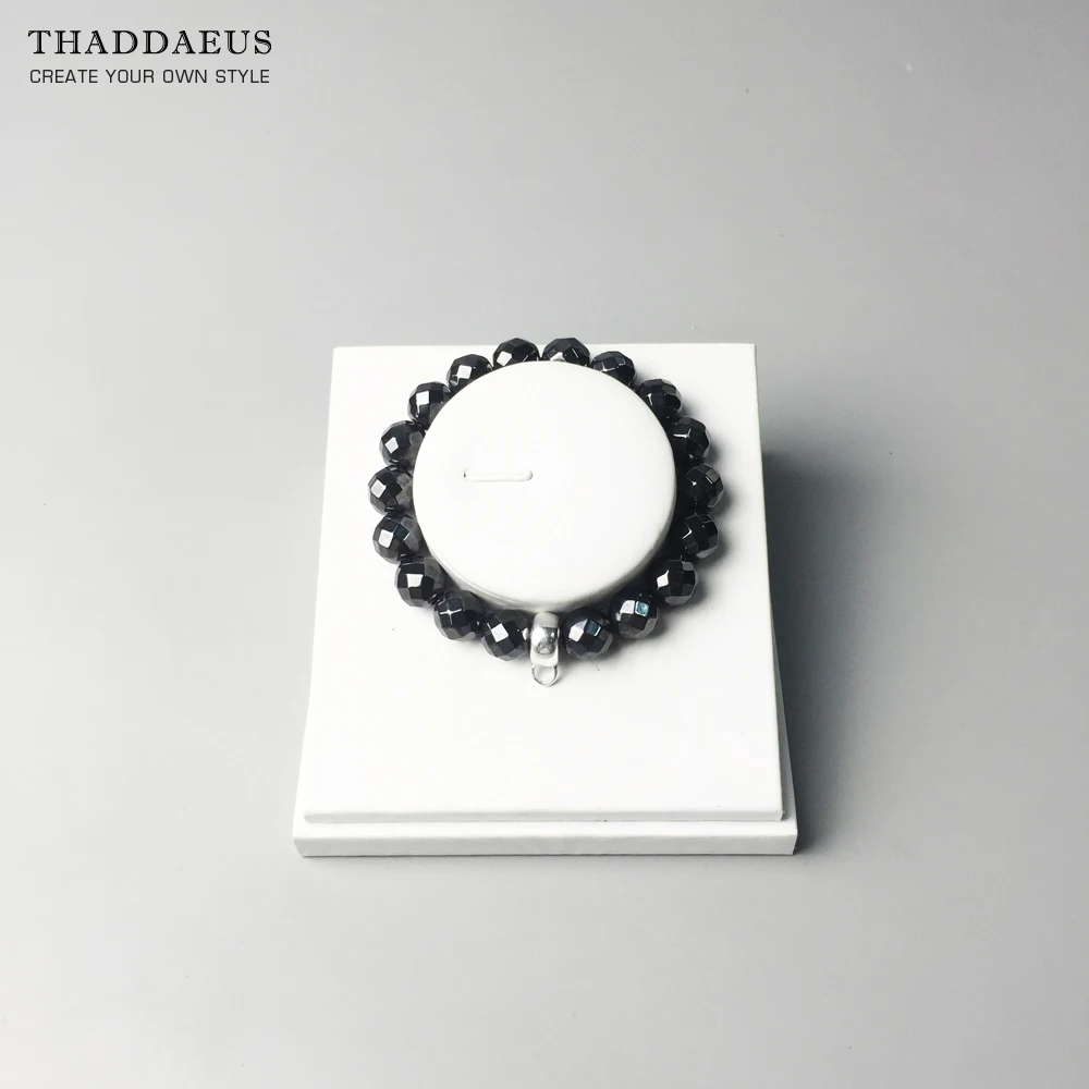 Браслет из Гематитовых бусин очаровательные модные ювелирные изделия в