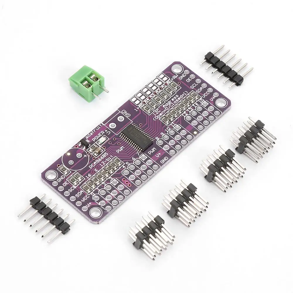 PCA9685 PWM контроллер сервопривод 16 Channel 12 bit I2C интерфейс подходит для Arduino