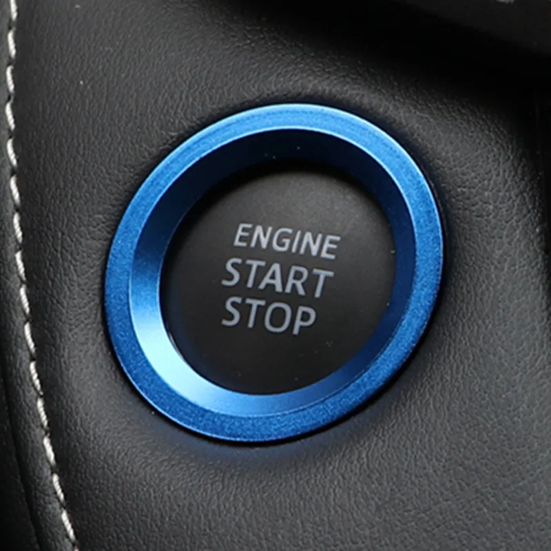 Автомобильный Алюминиевый переключатель зажигания декоративное покрытие