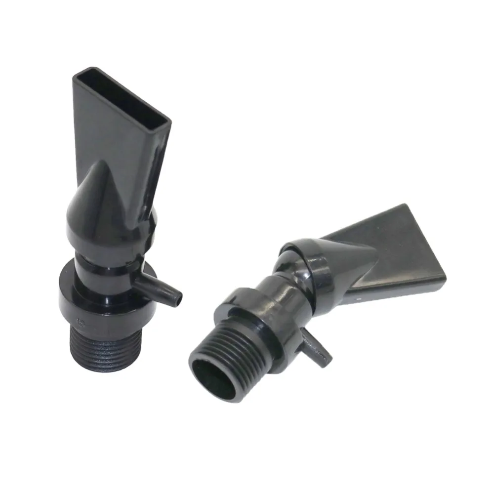 

1 Pcs Aquarium Plastic Pump Duckbill Nozzle Water Outlet 360 Degree Rotatable 1/2 Inch Male Thread