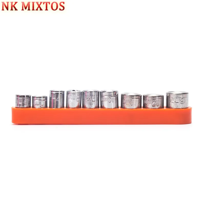 NK MIXTOS Магнитный короткий набор 5 13 мм втулка отвертка бит Гайка Драйвер