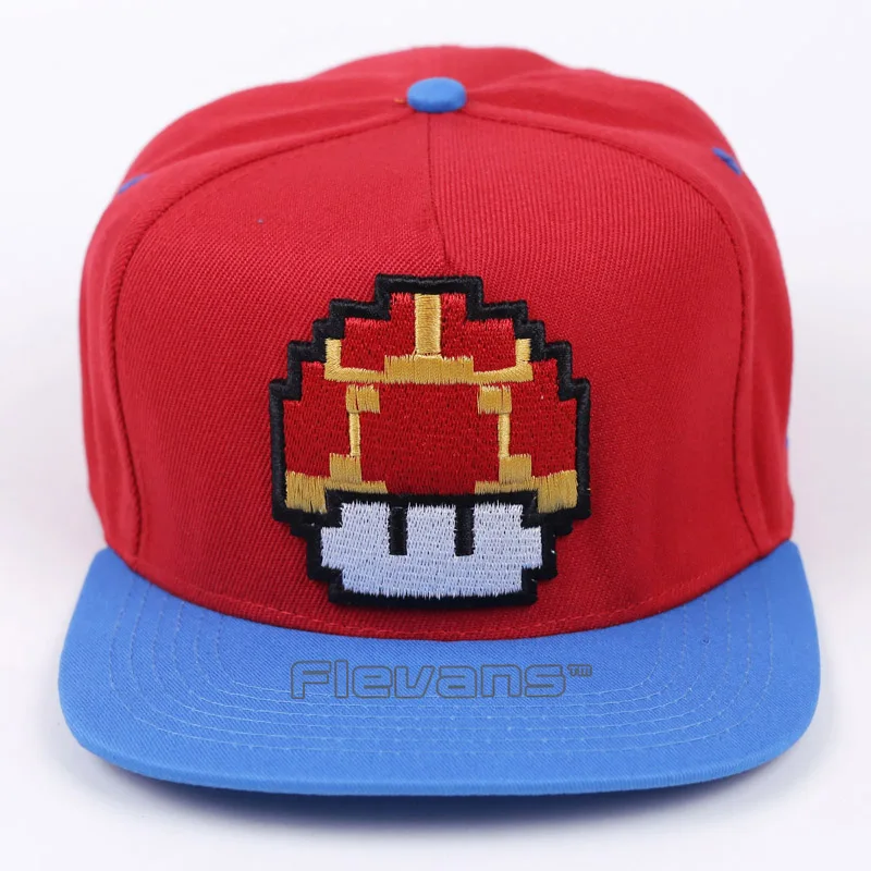 Супер Марио Bros Марио Луиджи Йоши гриб Snapback бейсбольные кепки в стиле хип-хоп модные летние мужские женские солнцезащитные шапки пара шапки