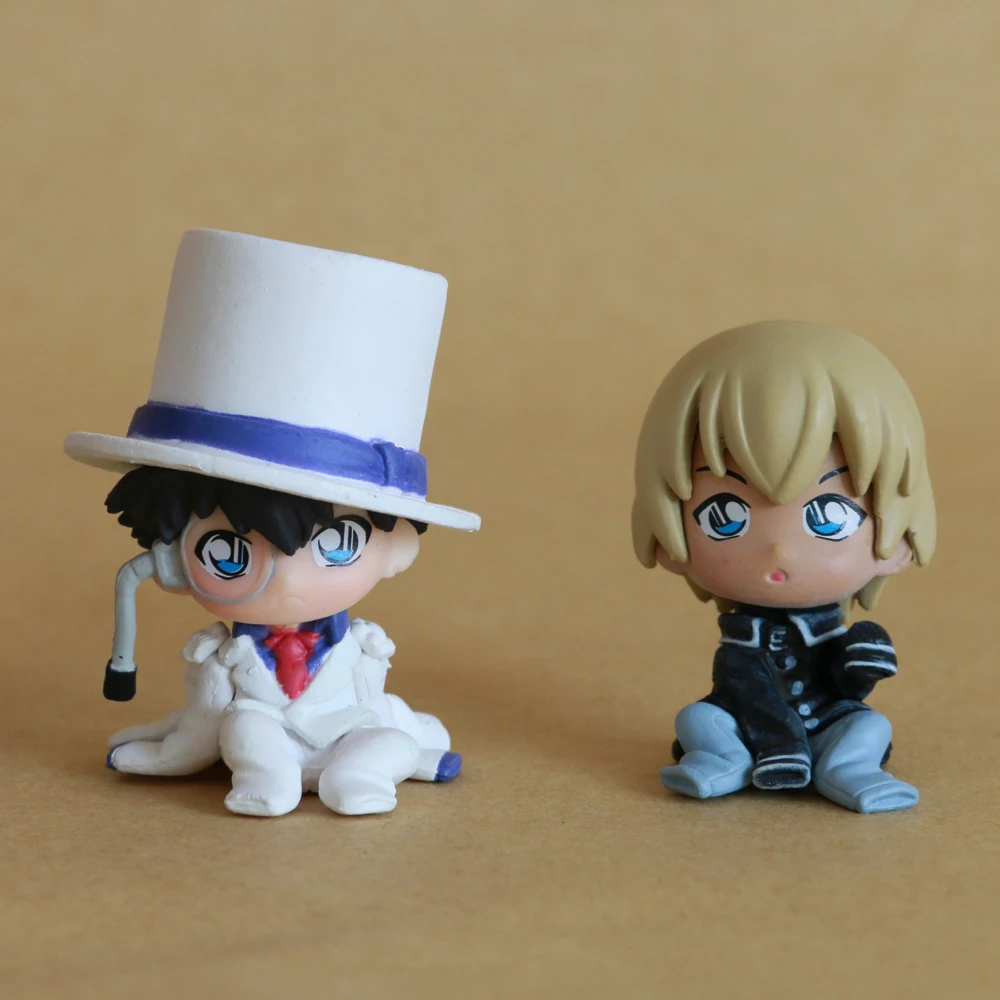 4 шт./компл. Детектив Конан Малыш фантомный вор Kaitou Kiddo Furuya King Akai Shuuichi Милая версия