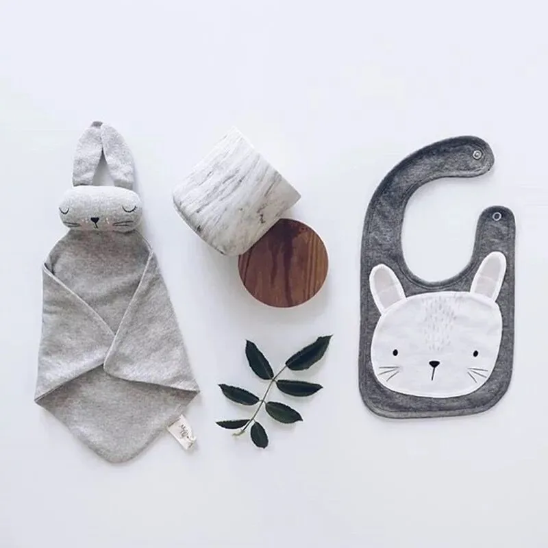2018 новые детские хлопковые нагрудники мультфильм Животные панда кролика шарф