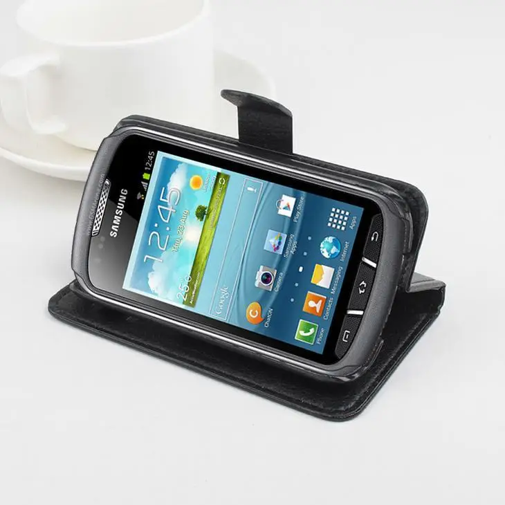 9 цветов кожаный чехол для SAMSUNG Galaxy Xcover 2/S7710 флип Корпус с отделением карт Xcover2 S 7710