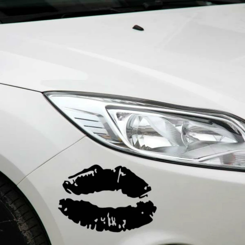 2018 новый сексуальный в виде целующих губ губная помада 2D автомобиля мотоцикла