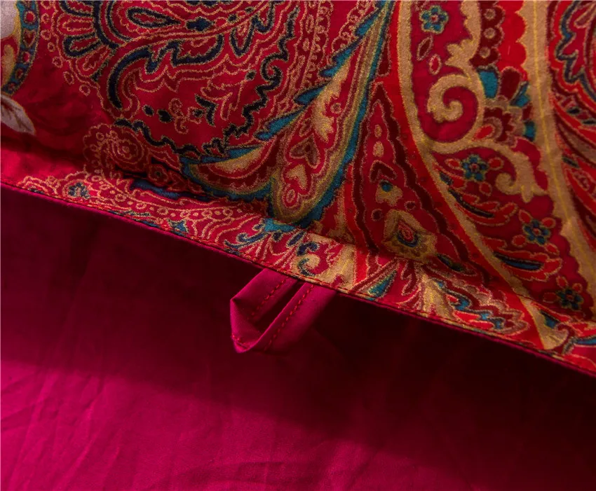 

Full Queen King size 100%Goose Down Duvet Throw Blanket Red Luxury Wedding Comforter Bedding Filler Quilt set for Kids Adults
