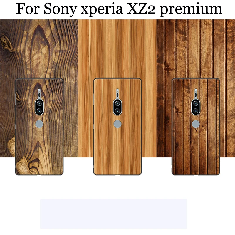 2 шт. под дерево для sony xperia XZ2 Премиум чехол Флип кожаный мягкий чехол для sony xperia XZ2premium чехол для телефона H8166 чехол на заднюю панель