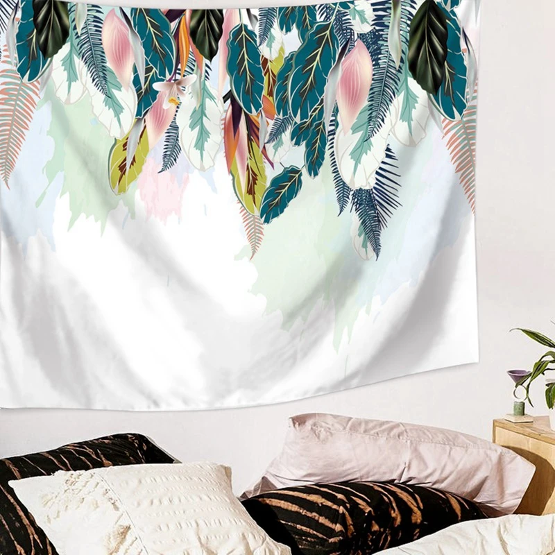 Boho Hippie 4 Sizes Wall Tapestry Colorful Tree Printed Wall Hanging for Bedroom High Quality Polyester Tapestries Home Decor