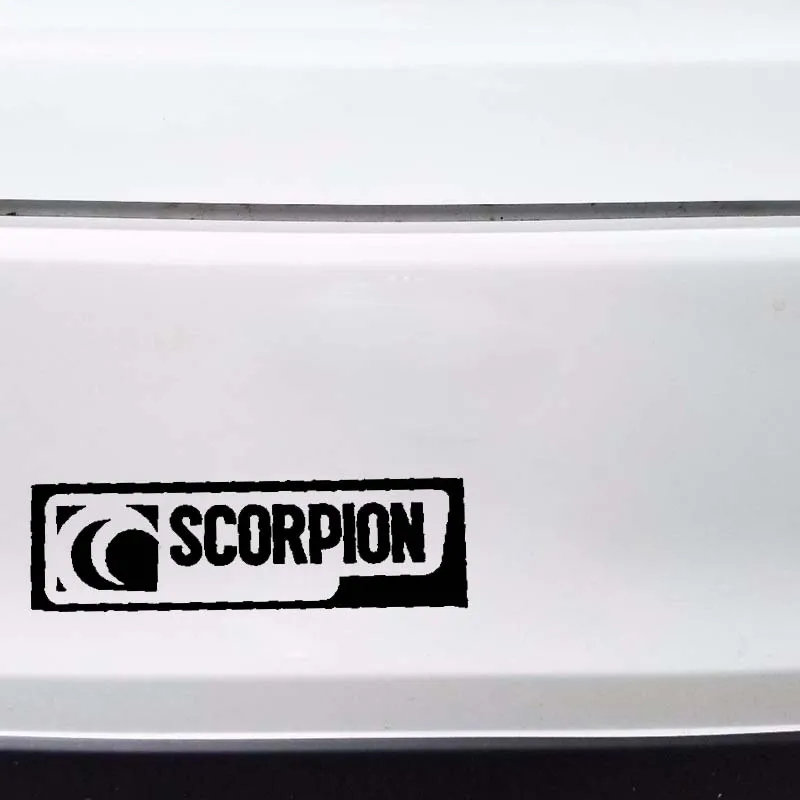 YJZT 15 8 см * 4 6 доблестный Скорпион ослепительный автомобильный стикер хищник