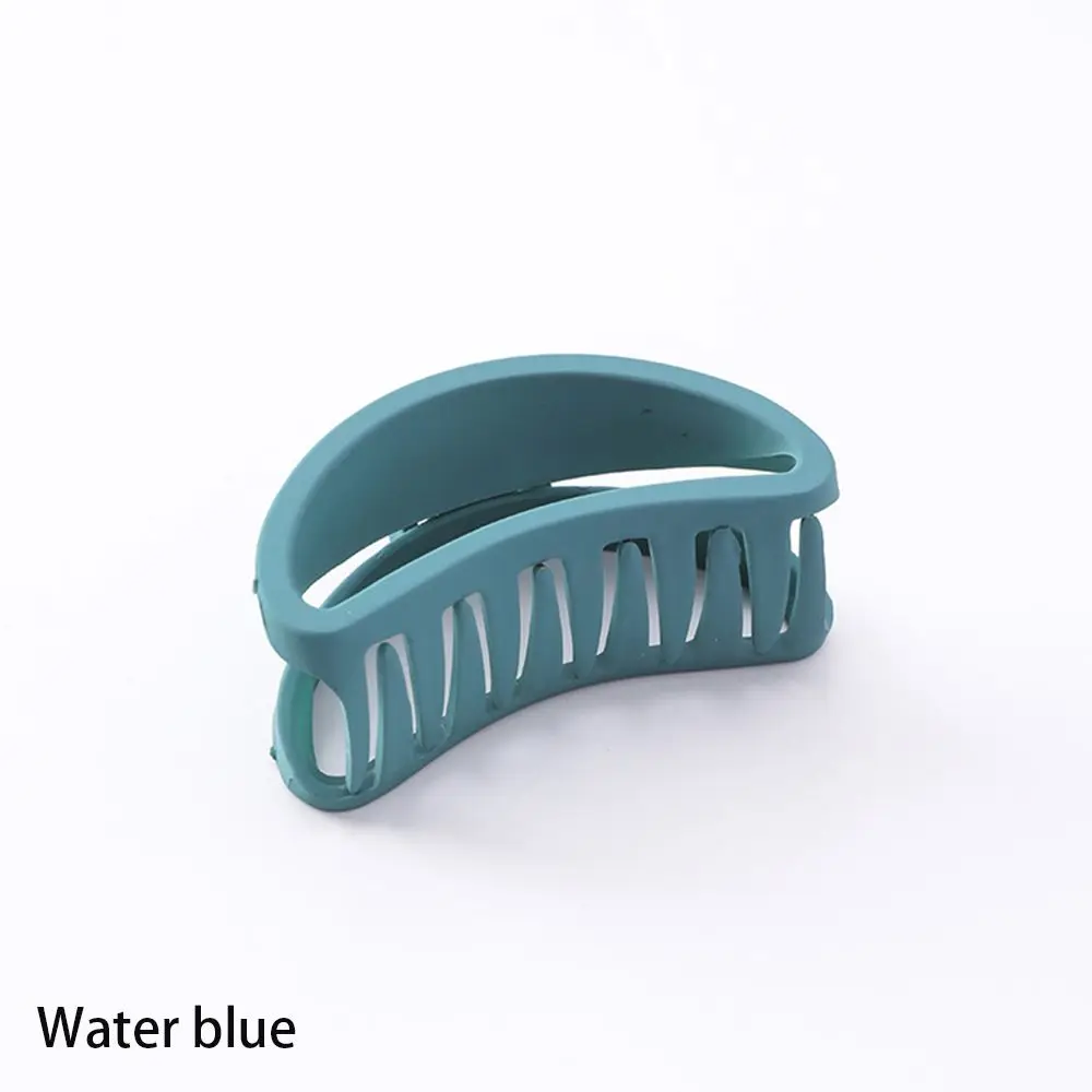 Style1 water blue Okdeals женский зажим для волос большого размера, акриловые шпильки для волос, одноцветные заколки для волос краба, Когти для макияжа, средство для мытья волос, аксессуары для волос - Цвет: Style1 water blue