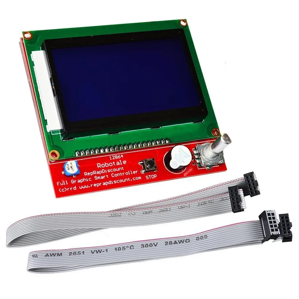 MKS Gen V1.4 RepRap Ramps1.4 +12864 Smart LCD Display +Heated Bed+5PCS A4988 Stepper Motor Driver+3PCS Mechanical Endstop Switch |