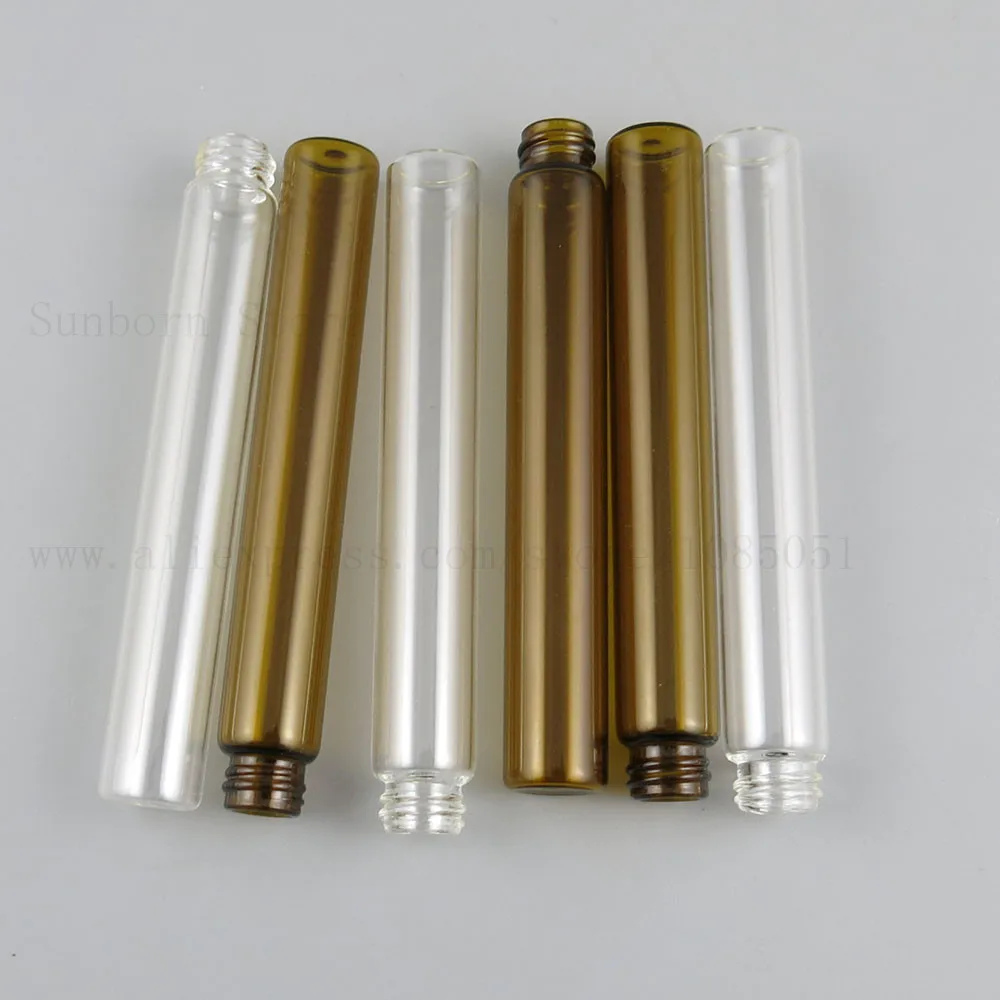 Портативный мини многоразовый флакон для духов стеклянный янтарный прозрачный