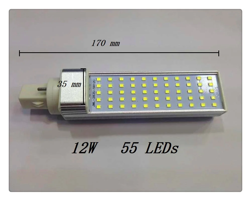Светодиодная лампа E27 G24 G23 PL светодиодная кукуруза для нижсветильник освещения с