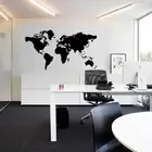 Новая популярная карта мира, наклейки для стены в гостиной, домашний декор