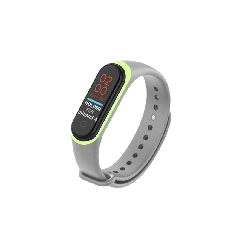 G Цветной силиконовый ремешок на запястье для mi band 4 для Xiaomi mi Band 4 браслет mi band 4 аксессуары для ремешка - Цвет: G