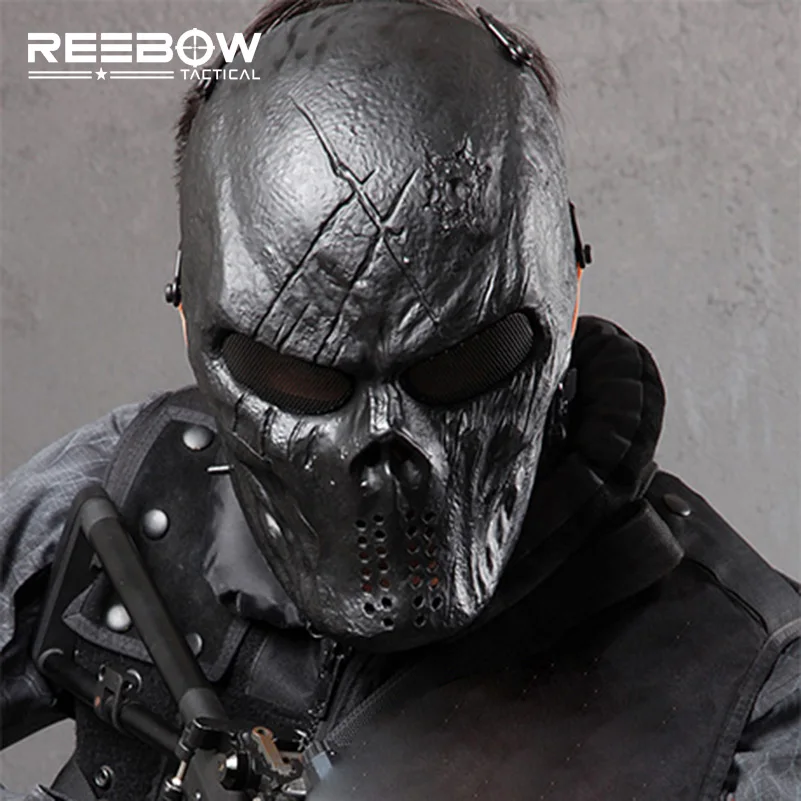 REEBOW тактическая охотничья страйкбольная пейнтбольная маска для занятий спортом