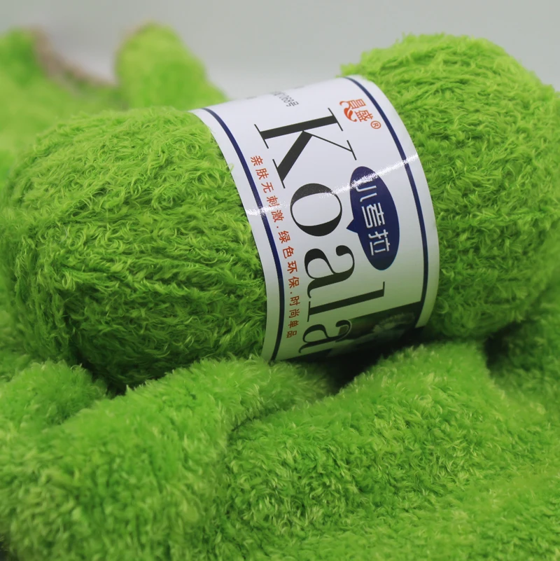 

5 ball 500g/lot Hand Knitting Soft Warm Coral Fleece Yarn For Baby Clothes/Scarf/Sweater/Hat