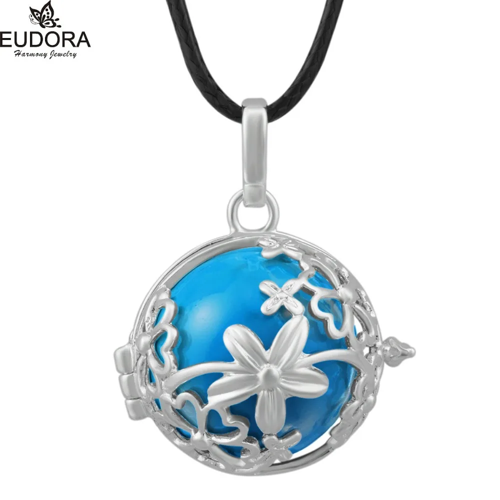 Flower Style Harmony Bola Pendant fit 20mm Eudora Angel Caller Chime Ball Mexican Nekclace Pregnant Women Jewelry | Украшения и