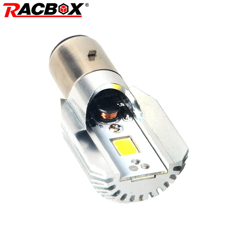 Светодиодсветильник фара RACBOX BA20D H6 для мотоцикла мопеда квадроцикла