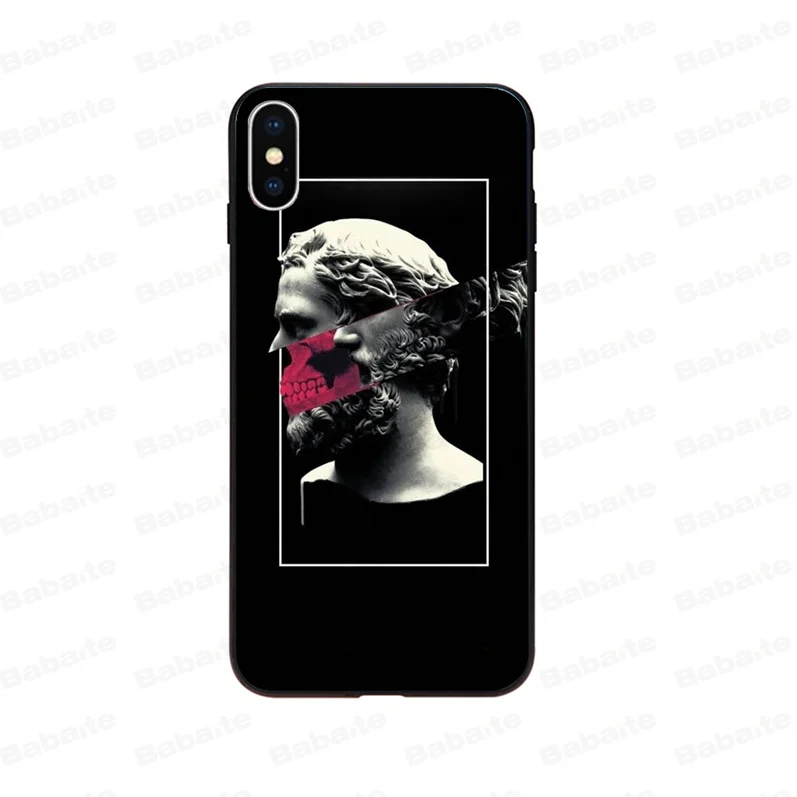 Babaite Mona Lisa Art David черный мягкий силиконовый чехол для телефона из ТПУ Apple iPhone 8 7 6 6S