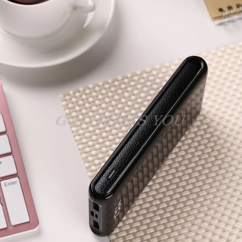 (Без батареи) двойной USB выход 6x18650 батарея DIY Блок внешнего аккумулятора